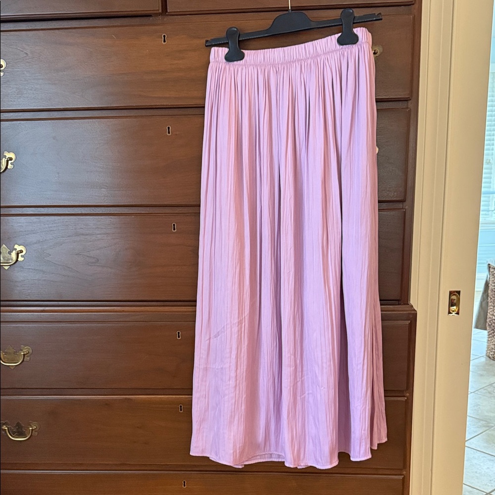 Elegant Pink Maxi Skirt
